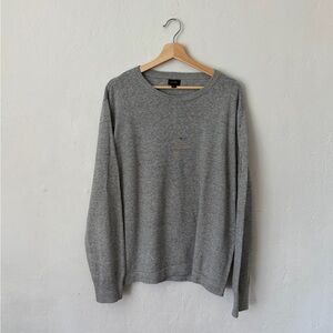 J. Crew Cotton Grey Crewneck Sweater Men’s Large